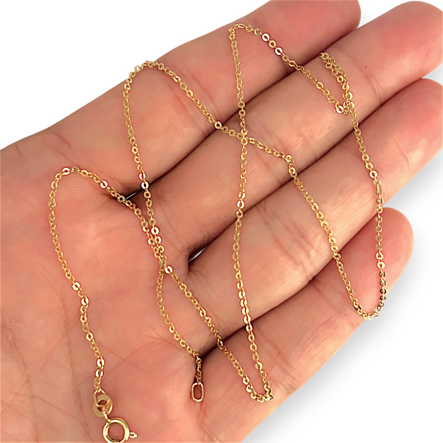 GOLD DEAL | 18ct Gold Curated Cable Chain 50cm