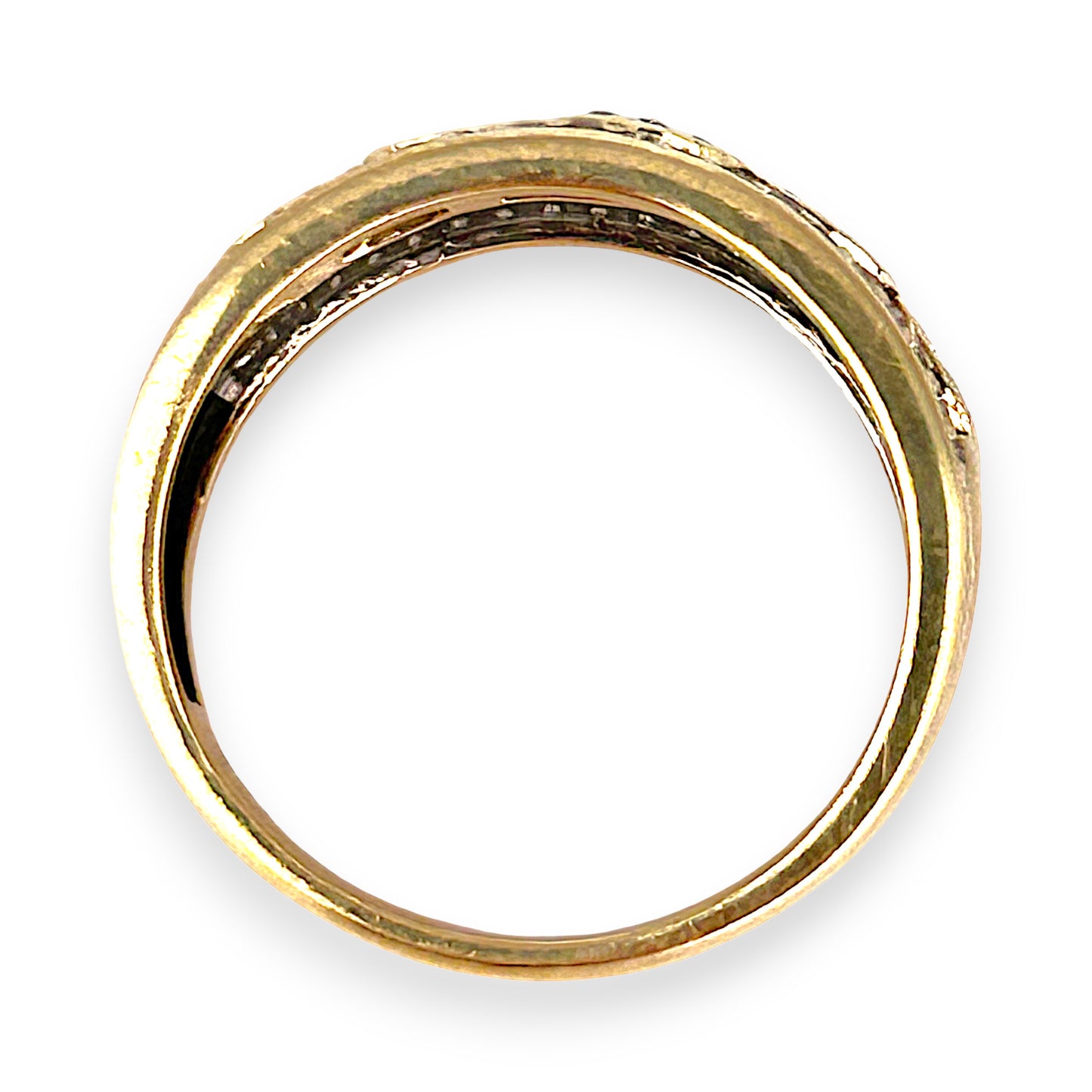 GOLD DEAL | 9ct (9K) Gold Haritage Sparkle Diamond 0.56ct Ring Valuation $2,100