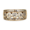 GOLD DEAL | 9ct (9K) Gold Haritage Sparkle Diamond 0.56ct Ring Valuation $2,100