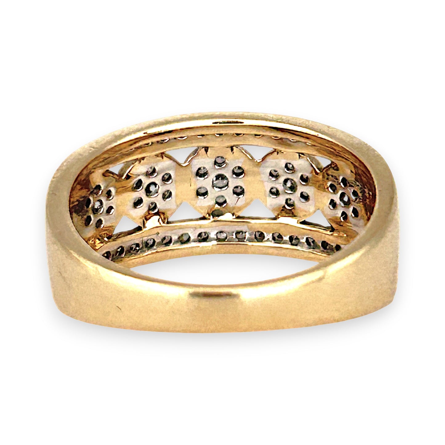 GOLD DEAL | 9ct (9K) Gold Haritage Sparkle Diamond 0.56ct Ring Valuation $2,100