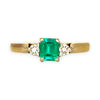 GOLD DEAL | 9ct Gold Emerald Elegance Ring Valuation $1,550