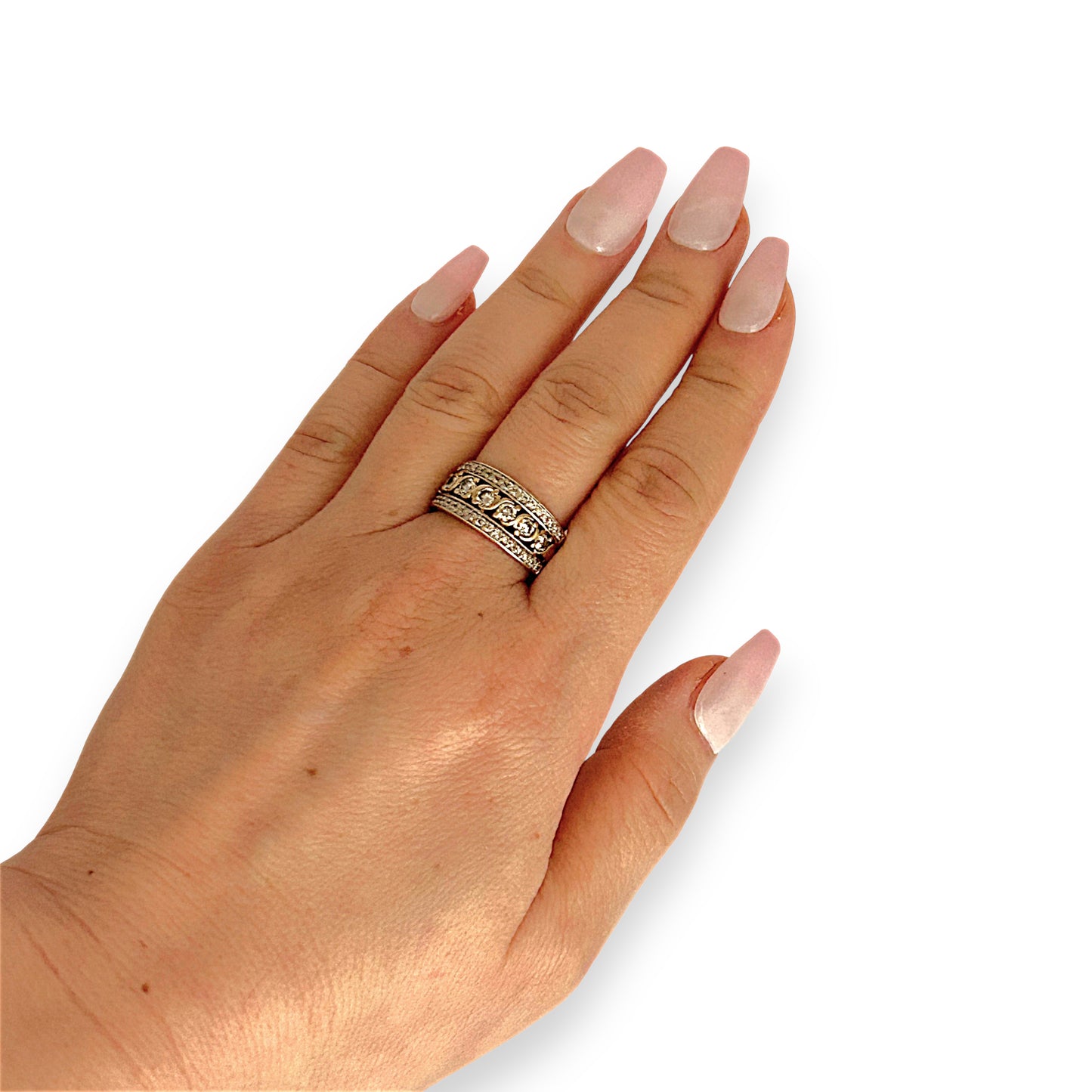 GOLD DEAL | 10ct (10K) Gold Michael Hill Regalia Swirl Diamond Ring Valuation $3,300