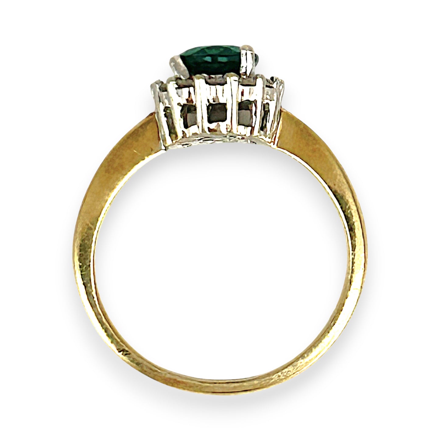GOLD DEAL | 10ct Gold Michael Hill Enchanting Emerald & Diamond Ring Valuation $1,750