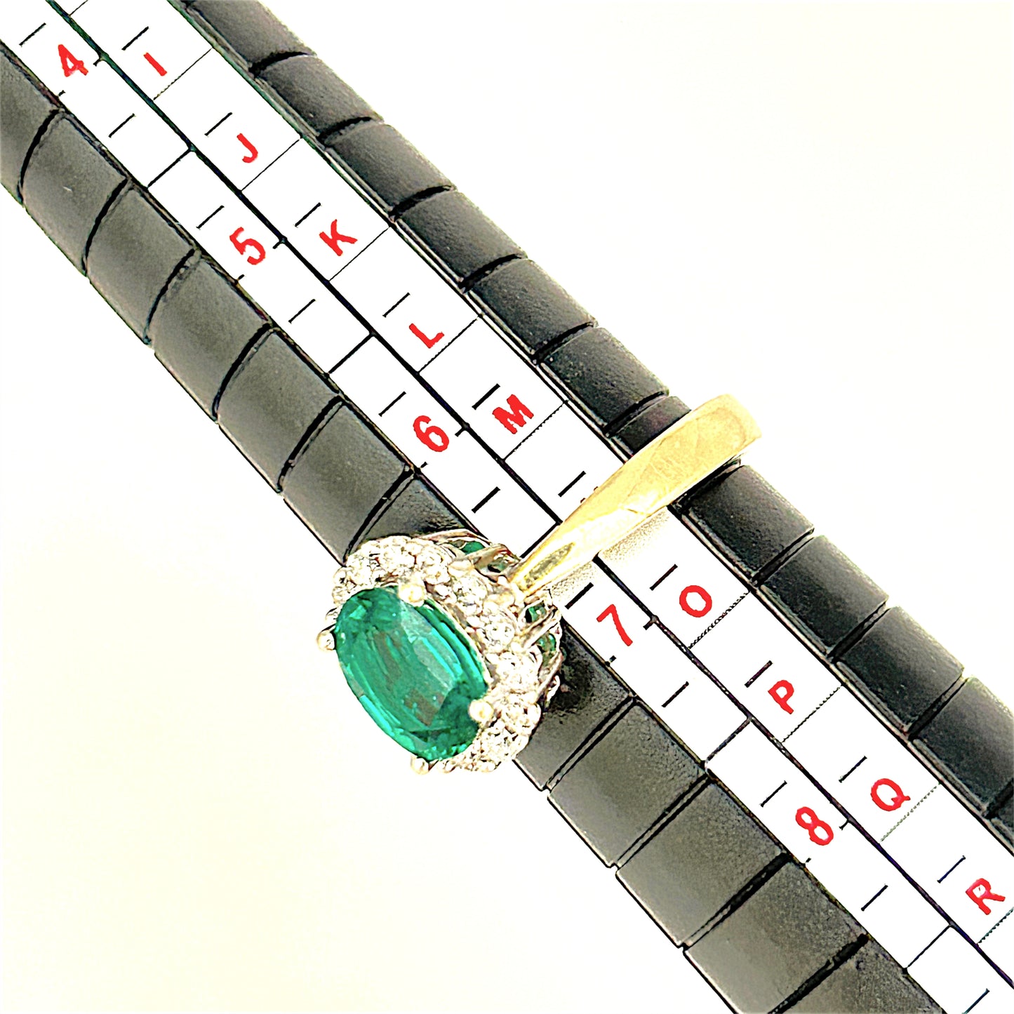 GOLD DEAL | 10ct Gold Michael Hill Enchanting Emerald & Diamond Ring Valuation $1,750