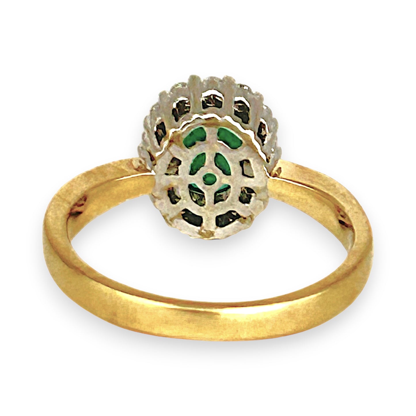 GOLD DEAL | 10ct Gold Michael Hill Enchanting Emerald & Diamond Ring Valuation $1,750