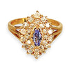 XMAS DEAL | 14kt Gold Tanzanite Royale Ring Valuation $3,600