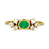 XMAS DEAL | 14kt Gold Emerald Grace Ring Valuation $2,200