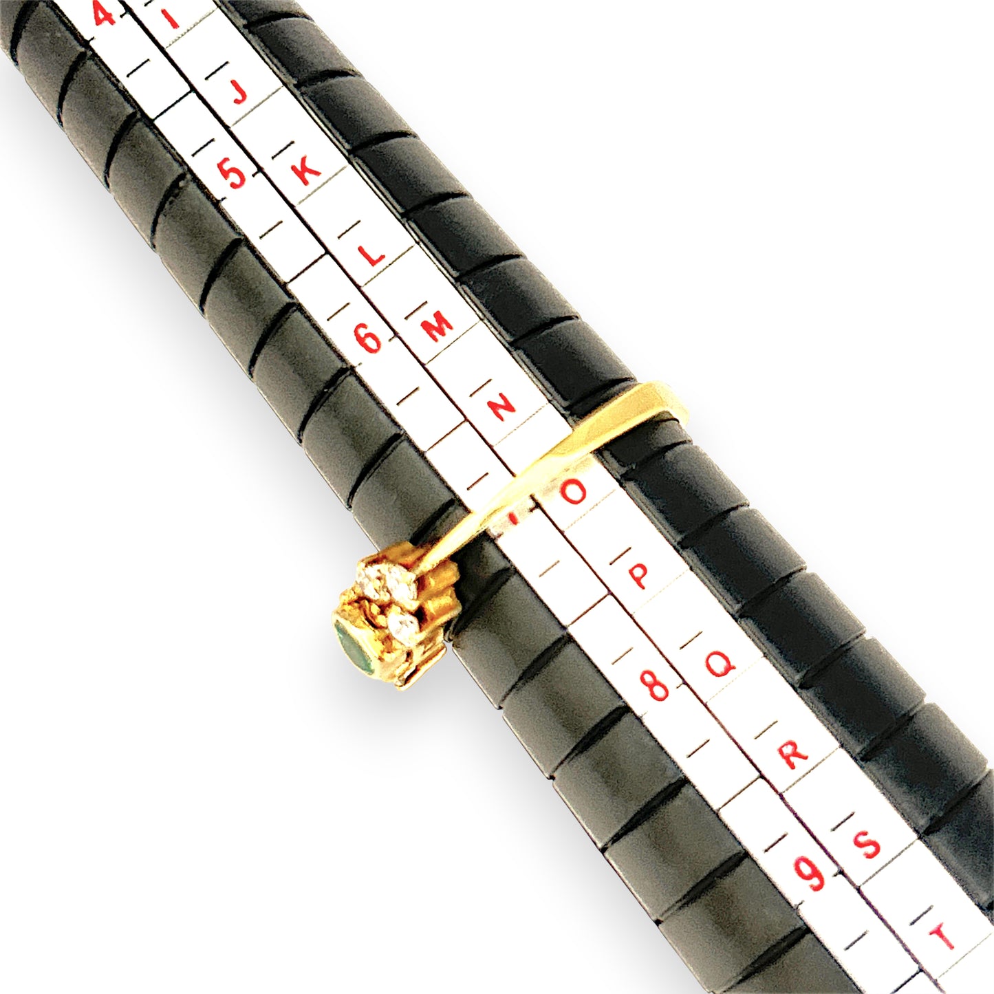 XMAS DEAL | 14kt Gold Emerald Grace Ring Valuation $2,200