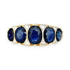 XMAS DEAL | 14kt Gold Midnight Radiance Sapphire & Diamond Ring Valuation $3,600