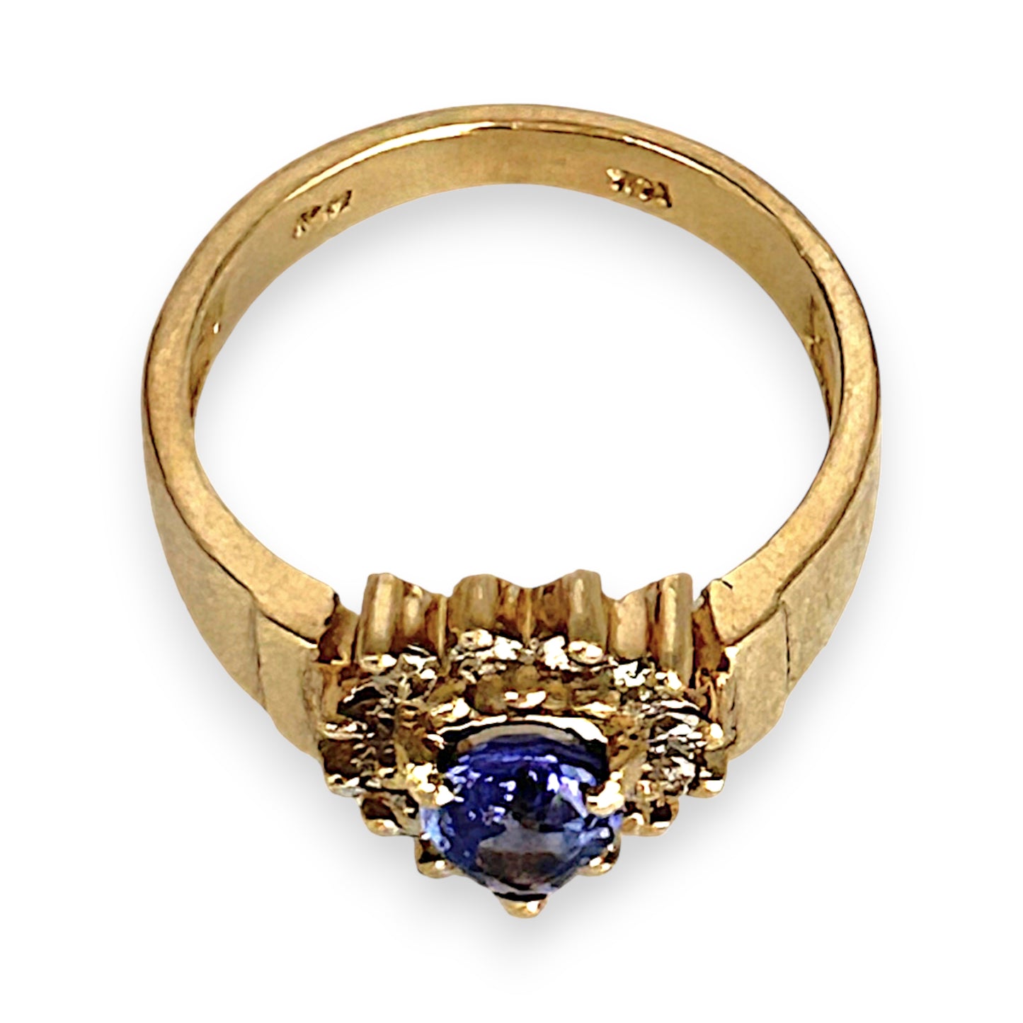 GOLD DEAL | 14ct (14K) Gold Royal Mirage Tanzanite & Diamond Ring Valuation $3,750
