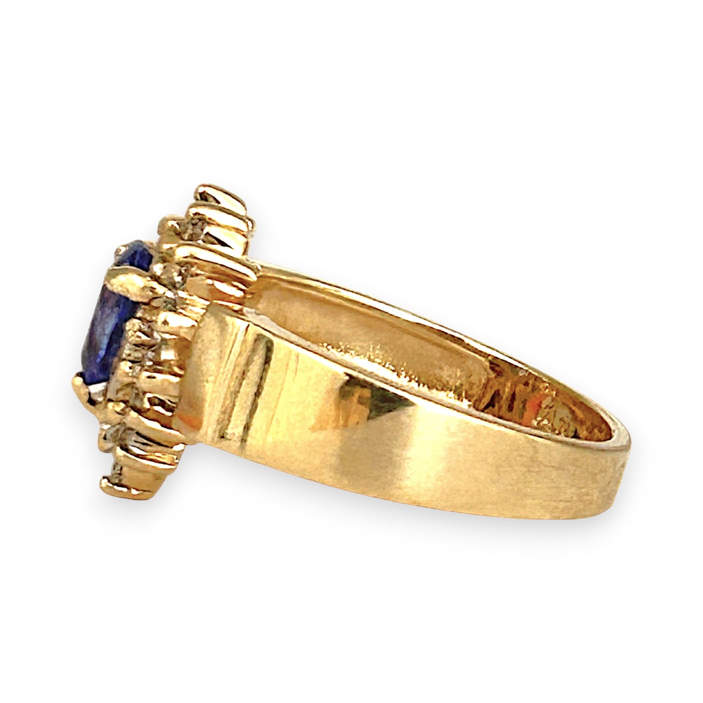 GOLD DEAL | 14ct (14K) Gold Royal Mirage Tanzanite & Diamond Ring Valuation $3,750