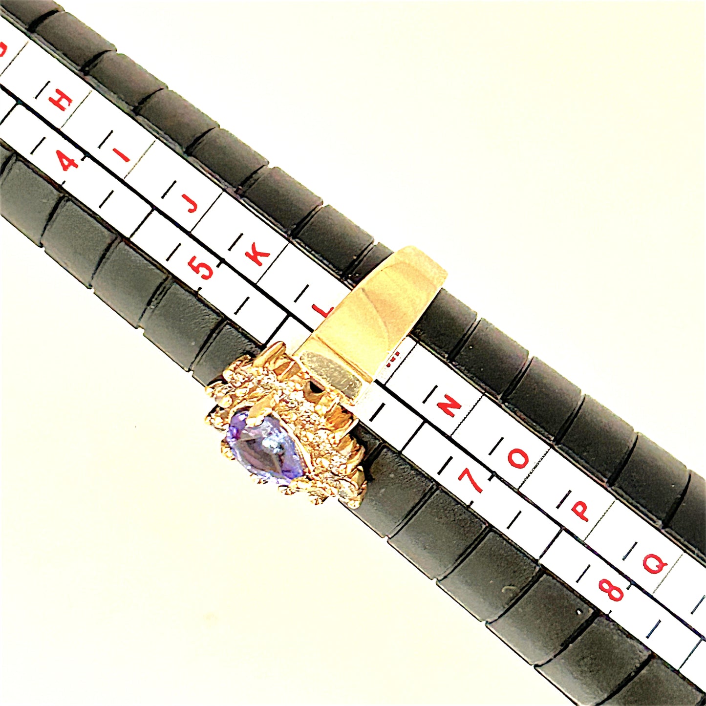 GOLD DEAL | 14ct (14K) Gold Royal Mirage Tanzanite & Diamond Ring Valuation $3,750