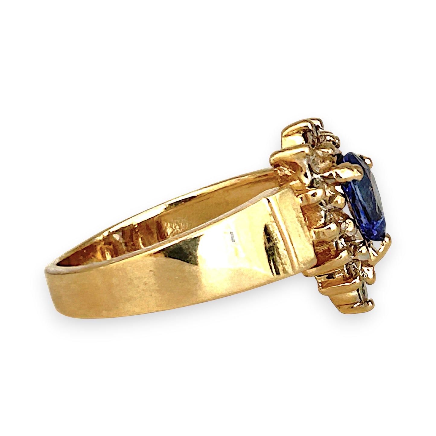 GOLD DEAL | 14ct (14K) Gold Royal Mirage Tanzanite & Diamond Ring Valuation $3,750