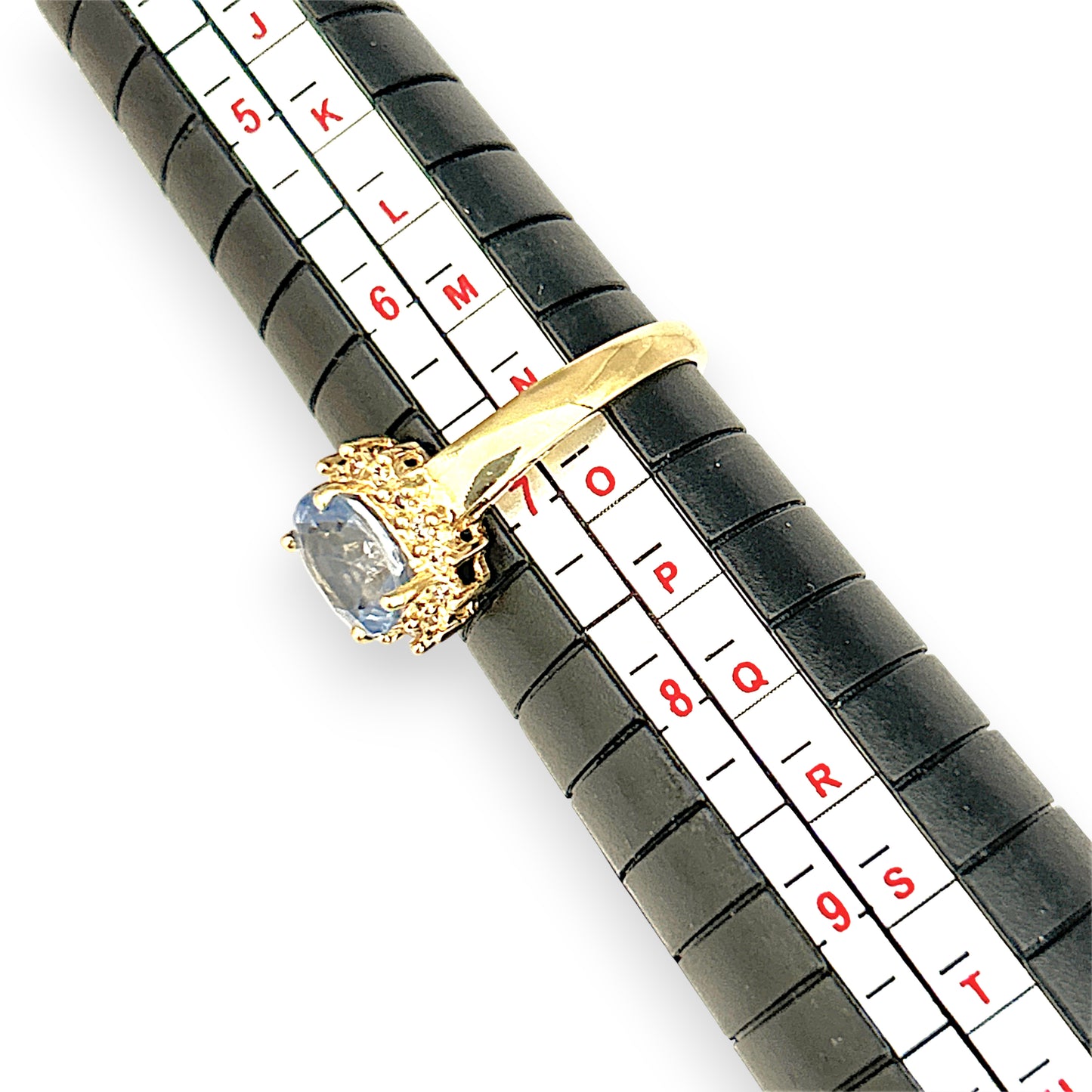 XMAS DEAL | 14kt Gold Sapphire Serenade Ring Valuation $1,975