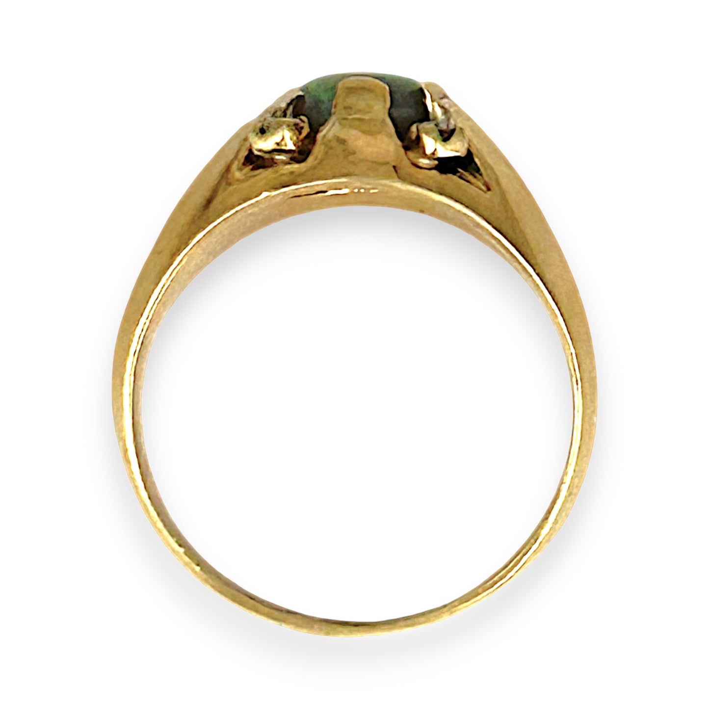 GOLD DEAL | 18ct (18K) Gold Serene Sparkle Oval Opal & Diamond Ring Valuation $10,750