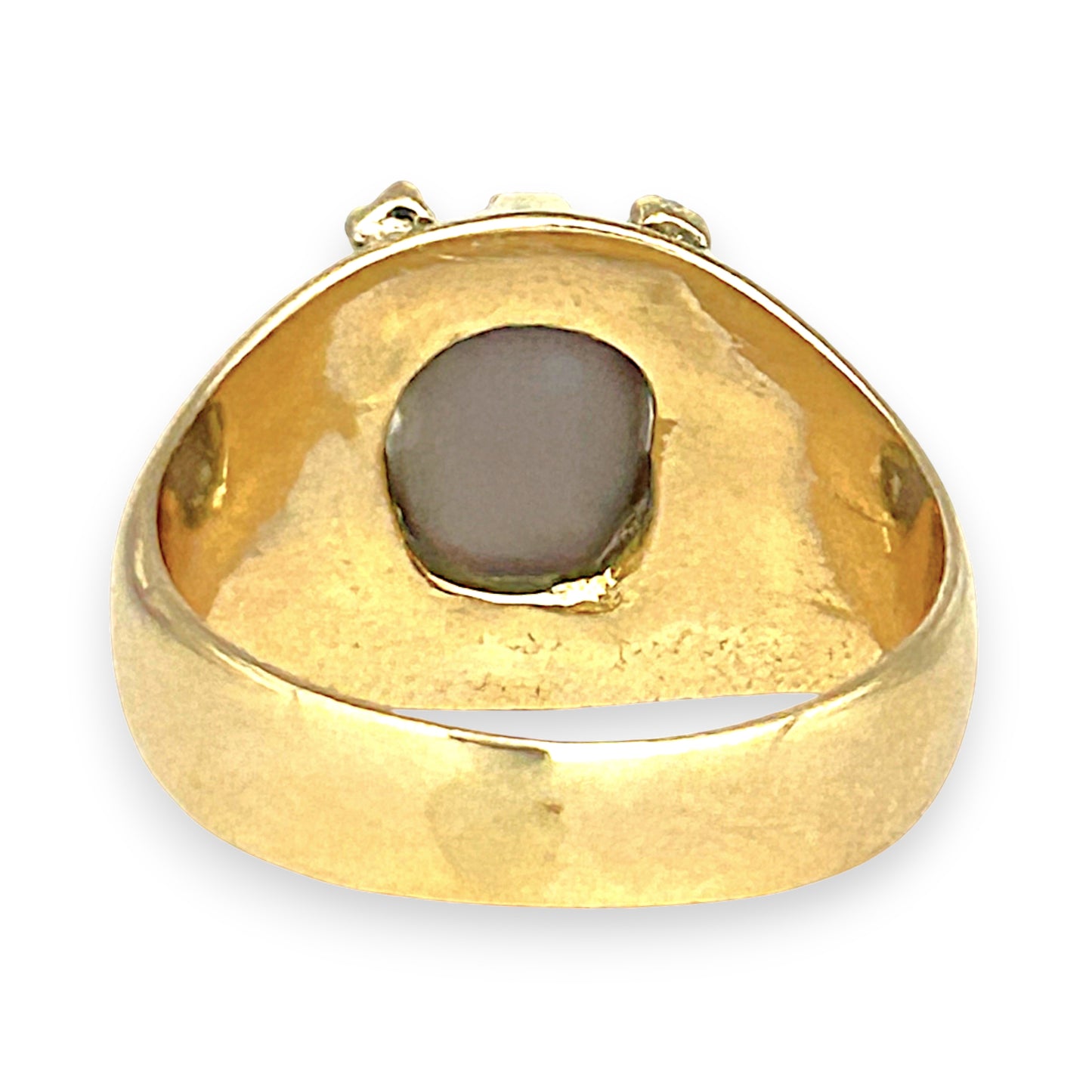 GOLD DEAL | 18ct (18K) Gold Serene Sparkle Oval Opal & Diamond Ring Valuation $10,750