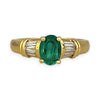 XMAS DEAL | 18kt Gold Emerald Elegance Ring Valuation $4,500