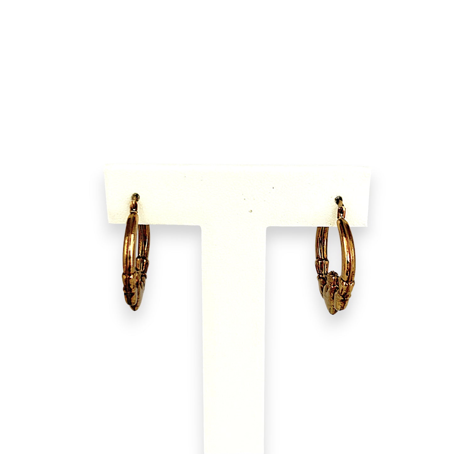 GOLD DEAL | 9ct Gold Claddagh Hoop Earrings – Symbols of Love, Loyalty & Friendship