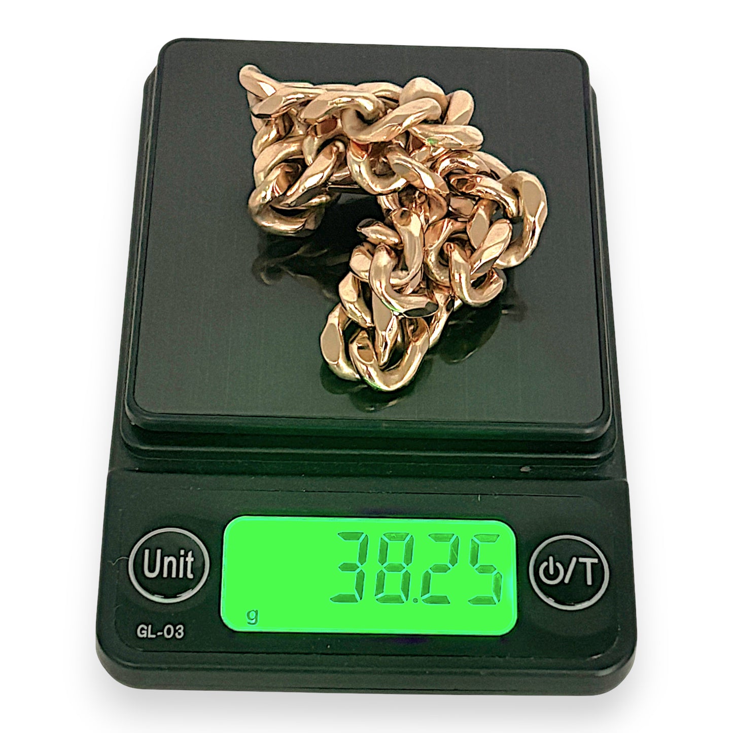 GOLD DEAL | 9ct Gold Dominion Solid Curb Bracelet-Refurbished