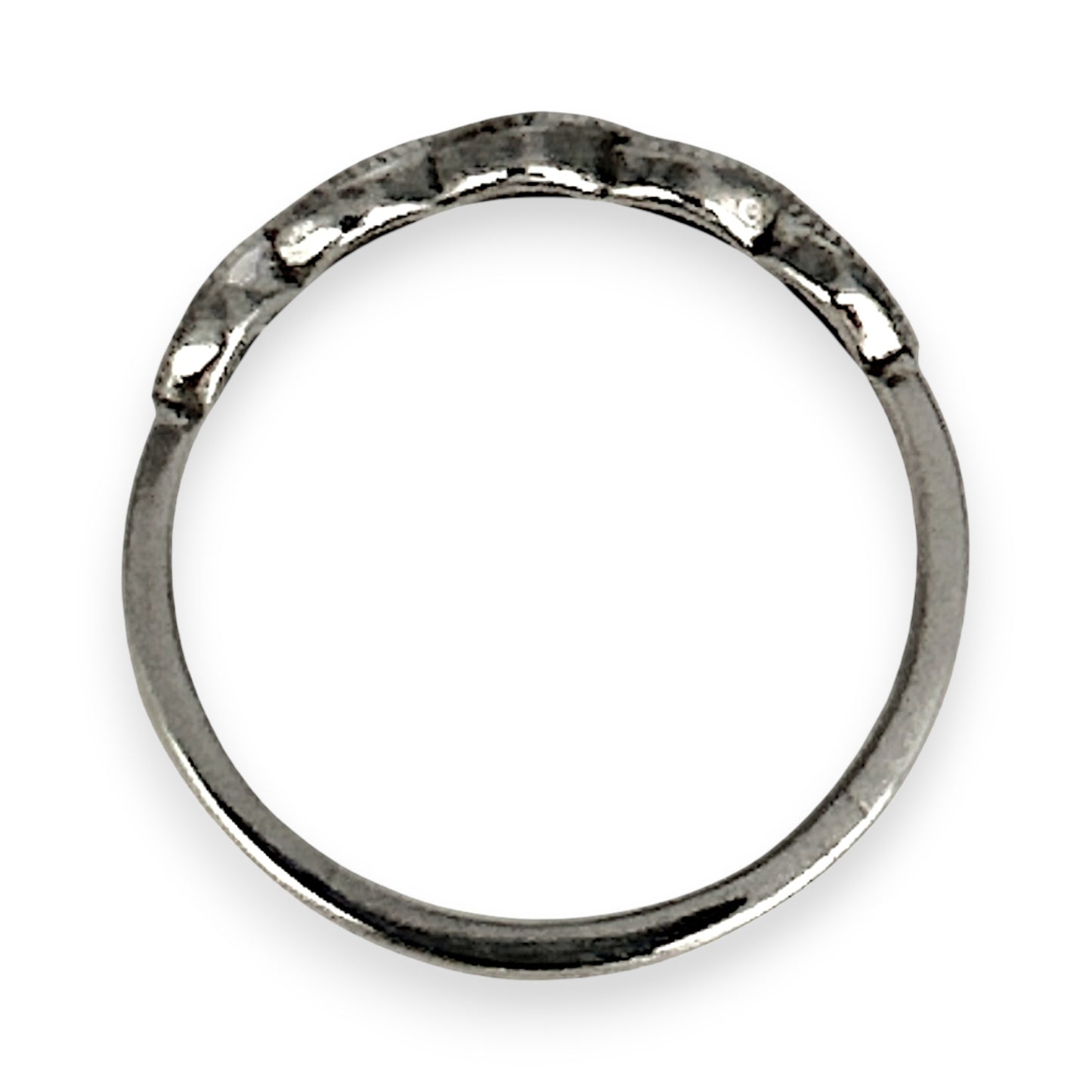 GOLD DEAL | 9ct White Gold Vintage-Inspired Diamond Marquise Band