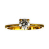 GOLD DEAL | 22K Gold Ring with Radiant CZ
