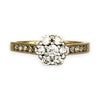 GOLD DEAL | 9ct (9K) Gold Diamond Floral Cluster Ring Valuation TDW 0.70ct $3,000