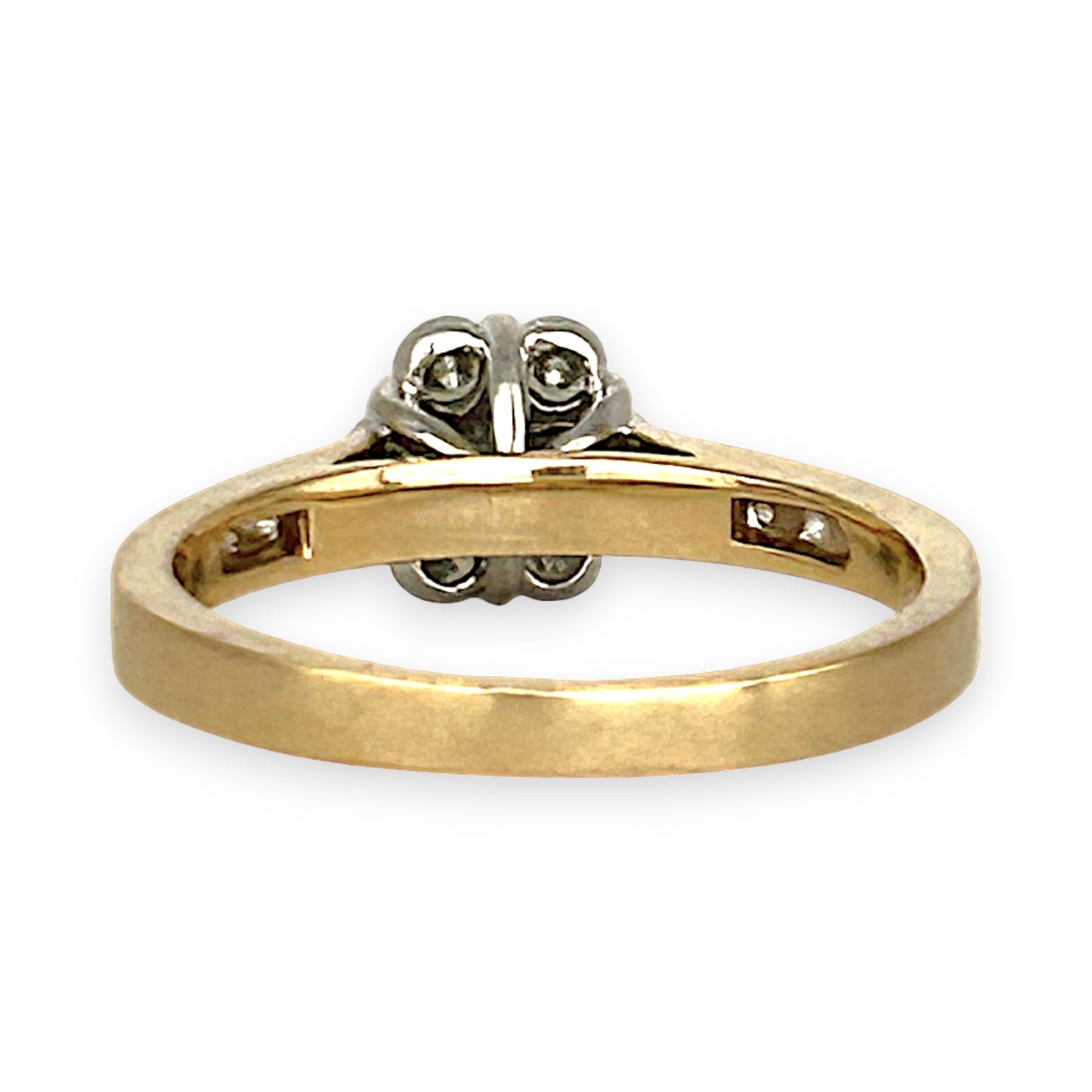 GOLD DEAL | 9ct (9K) Gold Diamond Floral Cluster Ring Valuation TDW 0.70ct $3,000