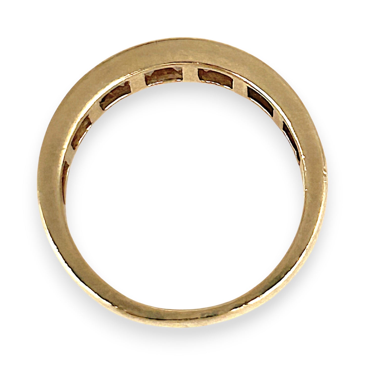 GOLD DEAL | 10ct (10K) Gold Michael Hill Diamond Eternity Ring Size O
