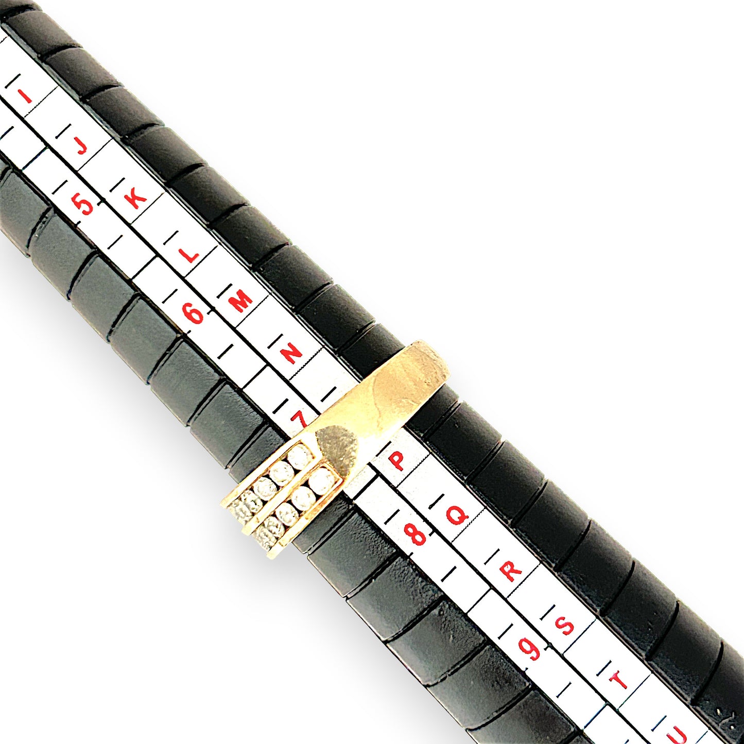 GOLD DEAL | 10ct (10K) Gold Michael Hill Diamond Eternity Ring Size O