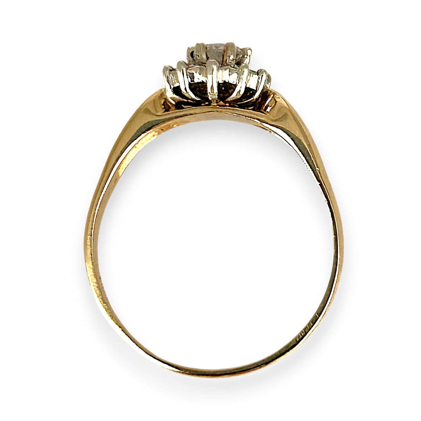 GOLD DEAL | 18ct (18K) Gold Cluster Diamond 0.48ct Ring Valuation $4,400