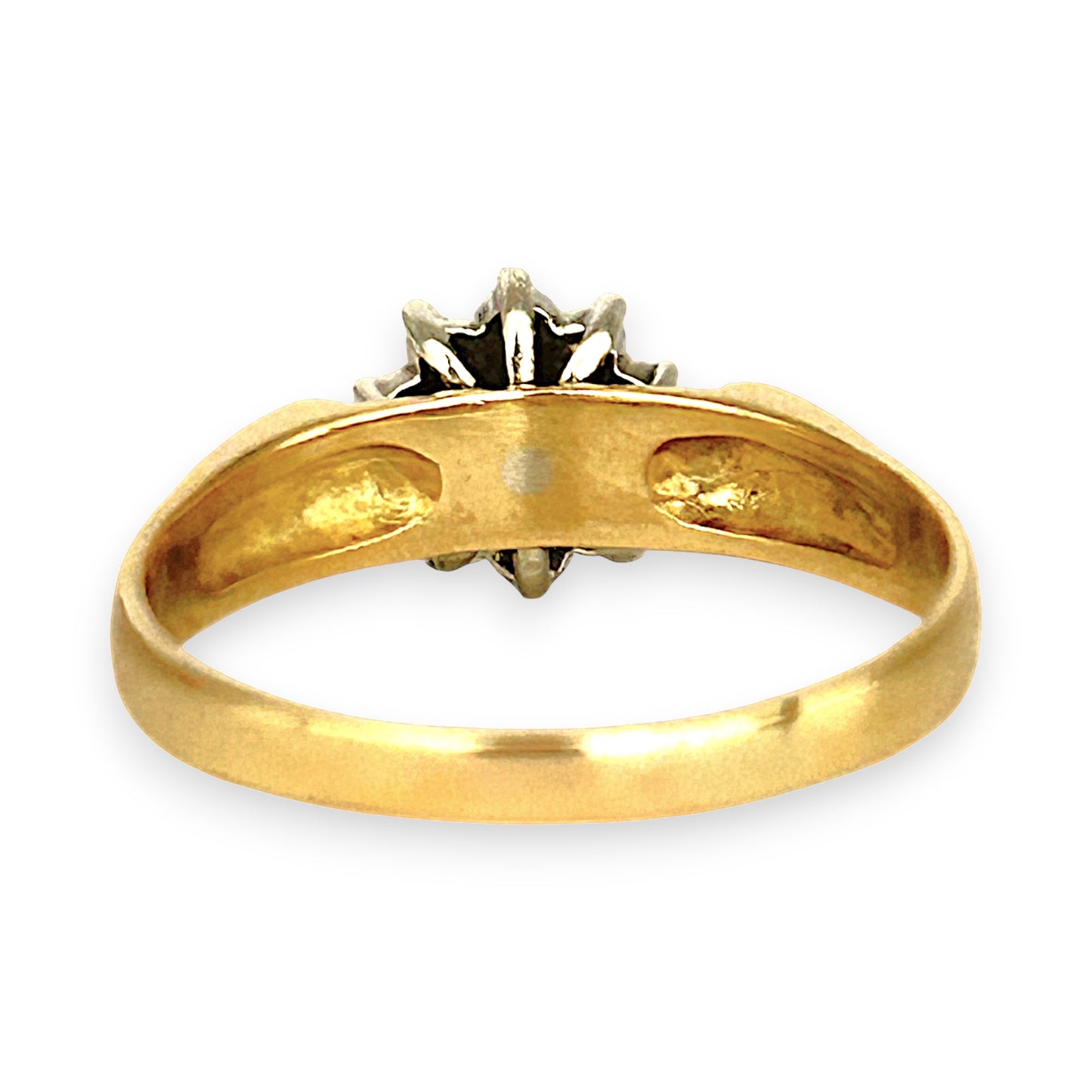 GOLD DEAL | 18ct (18K) Gold Cluster Diamond 0.48ct Ring Valuation $4,400