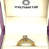 XMAS DEAL | 14kt Gold MICHAEL HILL Classic Diamond 0.62ct Solitaire Ring Valuation $4,000