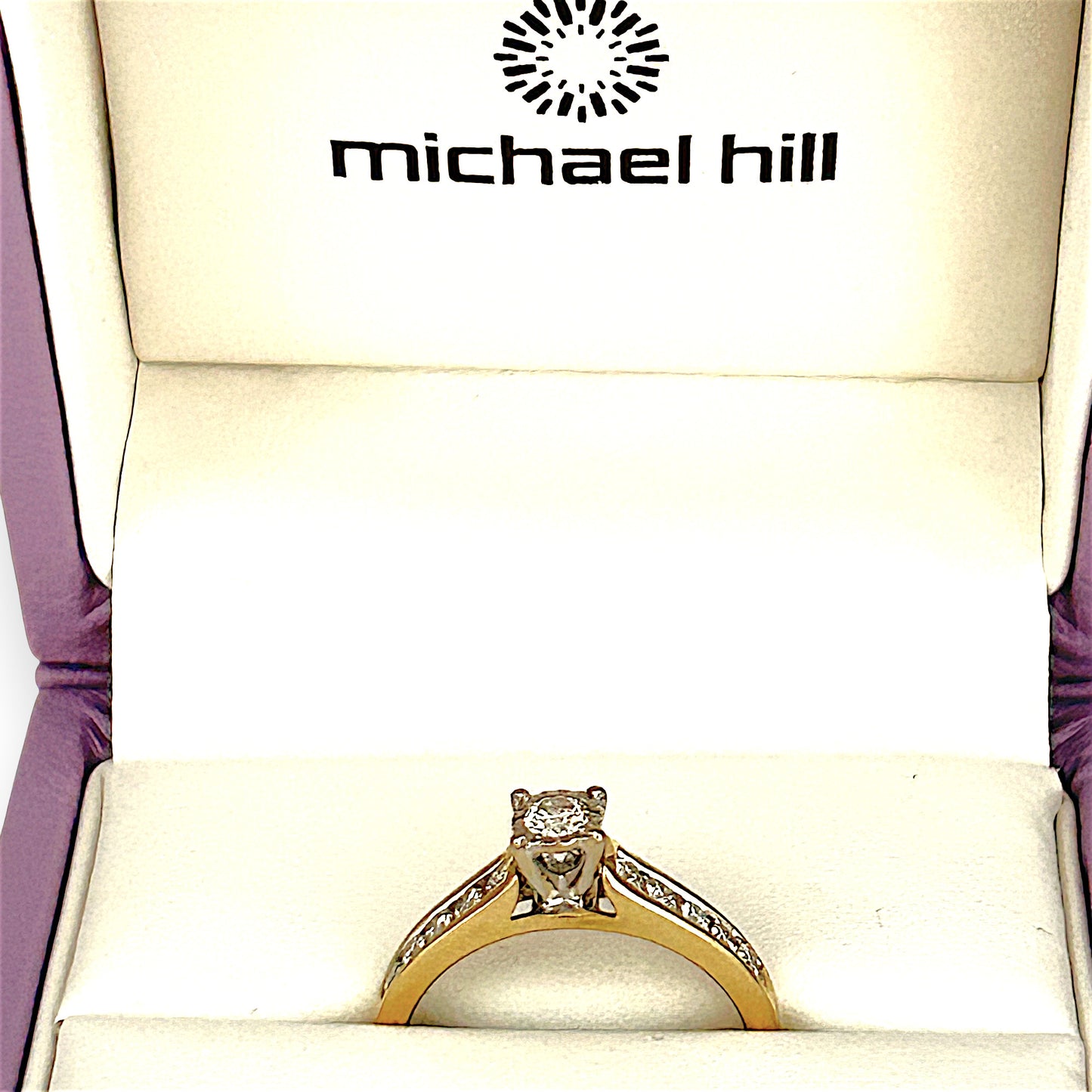 GOLD DEAL | 14ct (14K) Gold MICHAEL HILL Classic Diamond 0.62ct Solitaire Ring Valuation $4,000