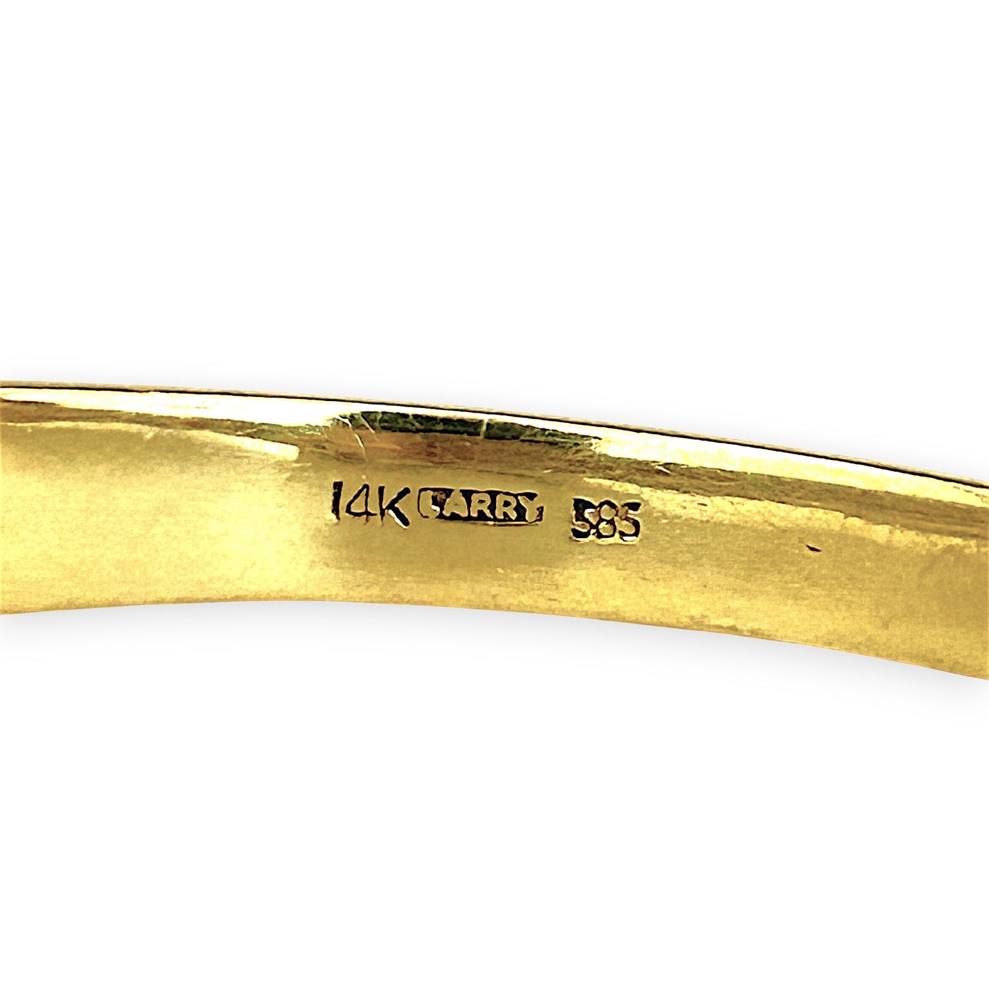 GOLD DEAL | 14ct (14K) Y/W Gold Lustre Line Bangle with 1.60ct Diamonds Valuation $15,950