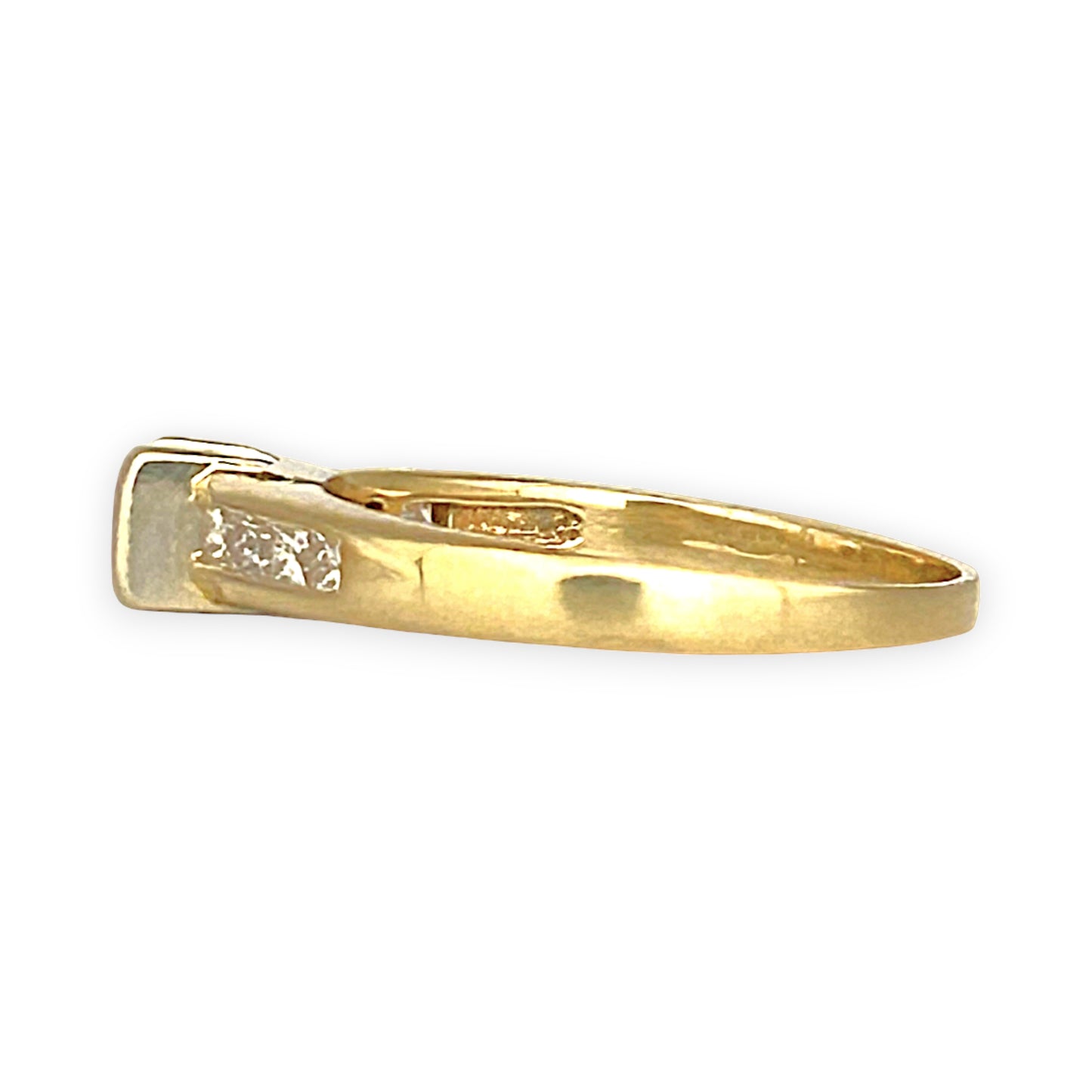 GOLD DEAL | 18ct (18K) Gold Michael HIll Solitaire Diamond 0.53ct Ring Valuation $4,750