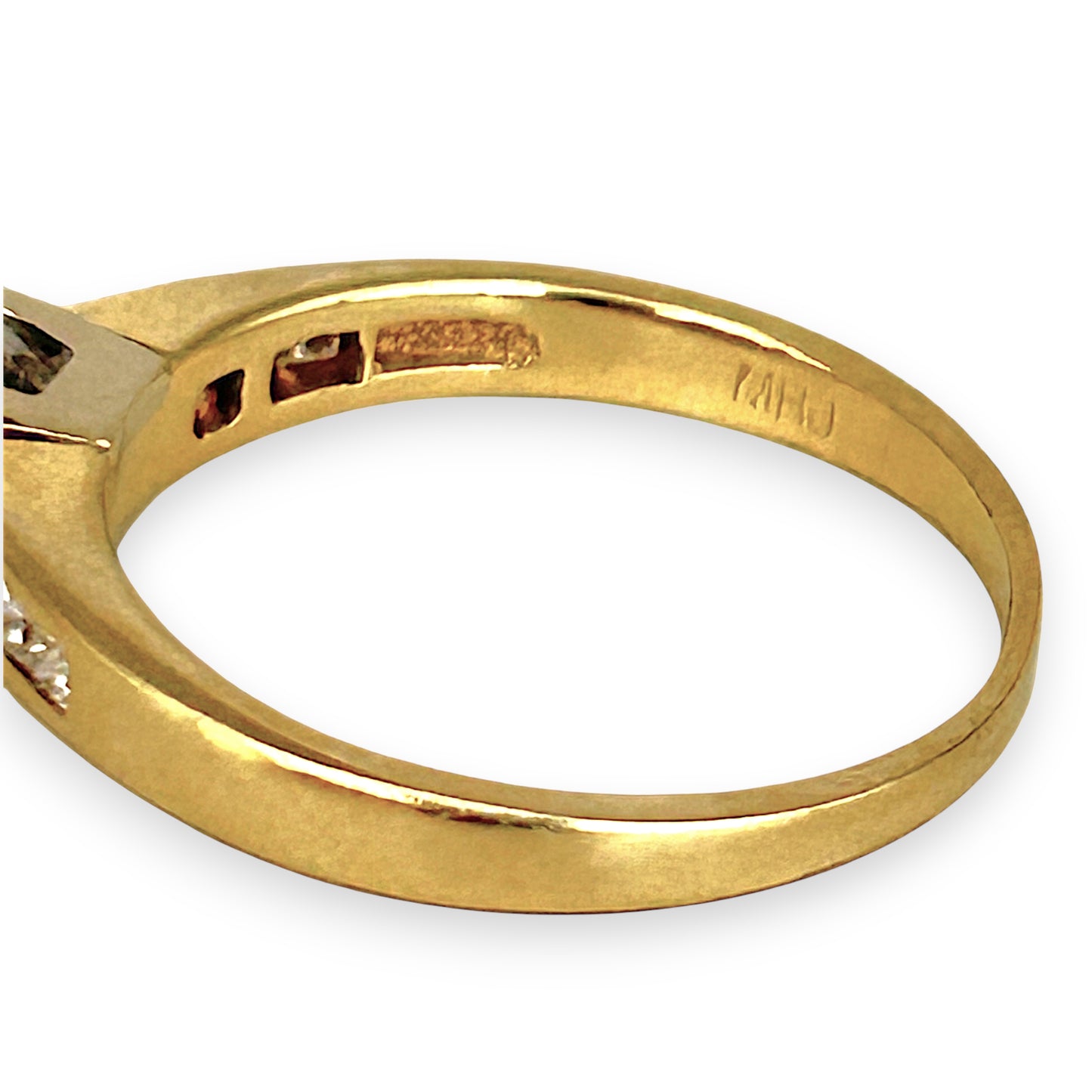 GOLD DEAL | 18ct (18K) Gold Michael HIll Solitaire Diamond 0.53ct Ring Valuation $4,750