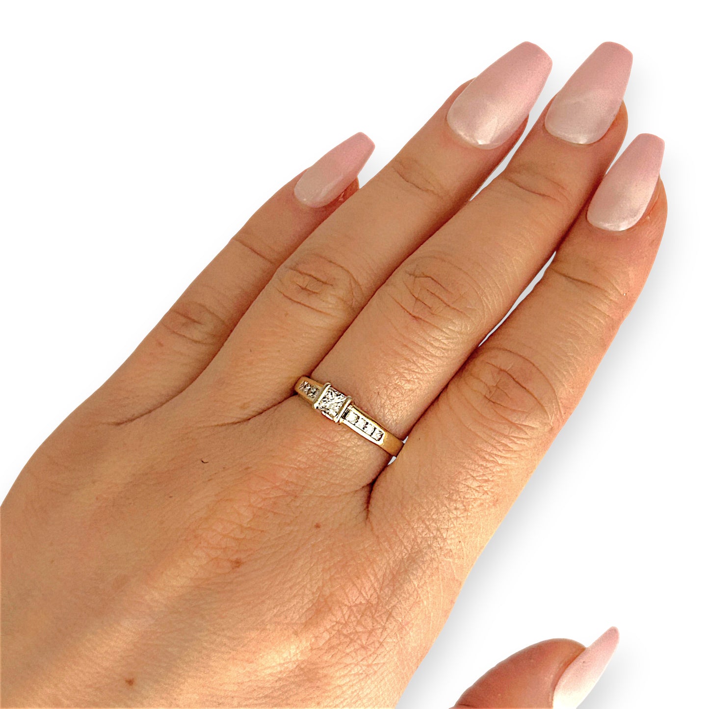 GOLD DEAL | 18ct (18K) Gold Michael HIll Solitaire Diamond 0.53ct Ring Valuation $4,750