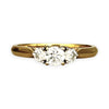 GOLD DEAL | 18ct (18K) Gold Trio Brilliance Ring with 0.47ct Diamonds Size N