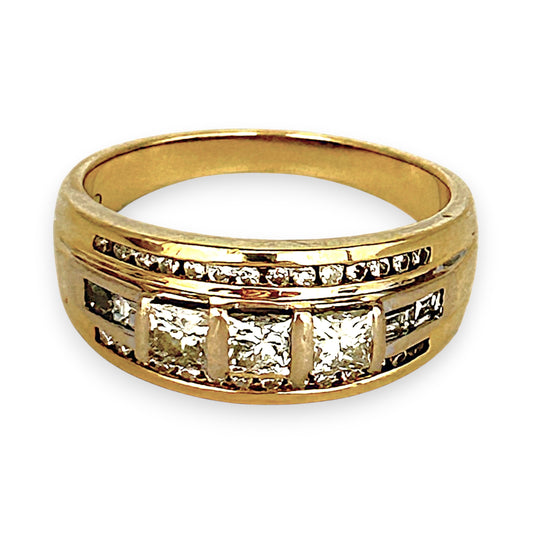 XMAS DEAL | 18kt Gold Ring Celestial Diamond Elegance TDW 0.88ct Valuation $7,450