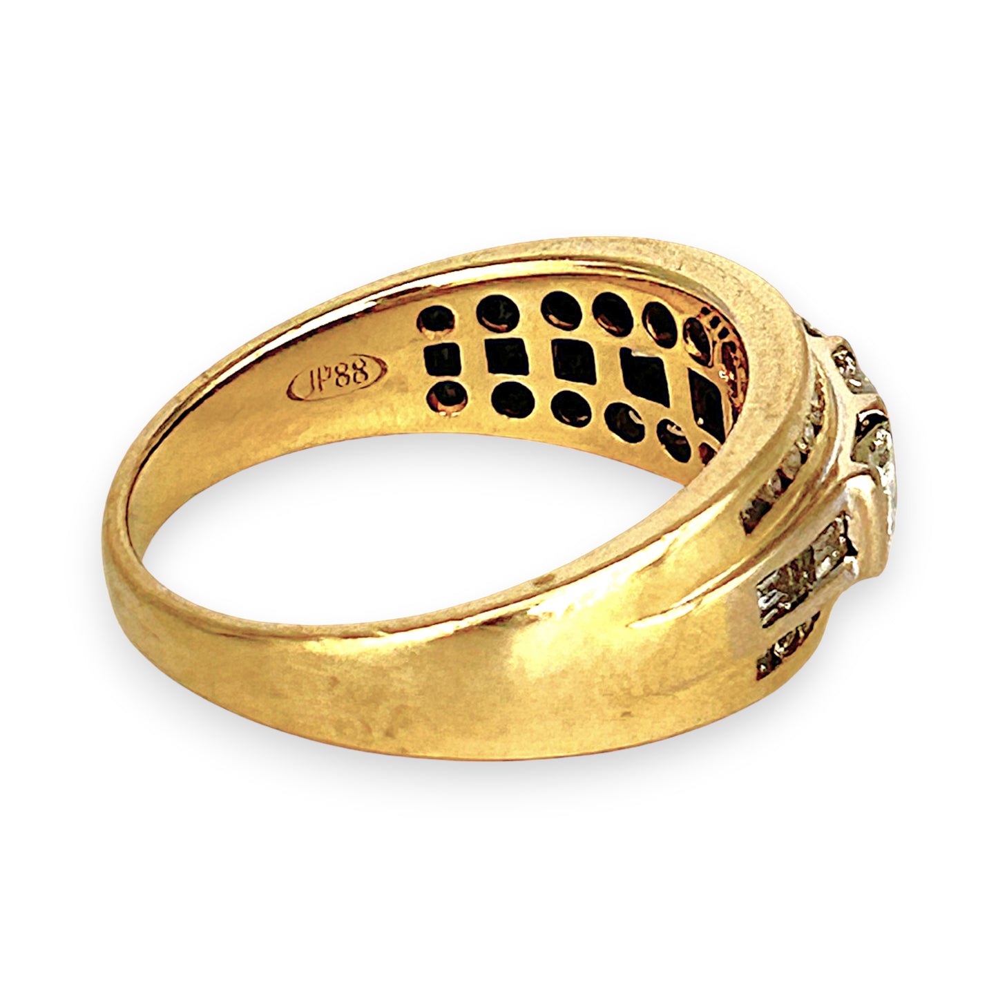 GOLD DEAL | 18ct (18K) Gold Ring Celestial Diamond Elegance TDW 0.88ct Valuation $7,450