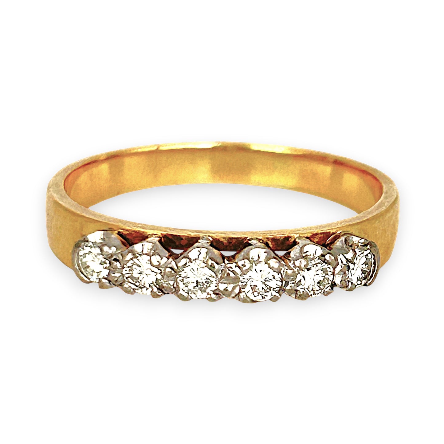 GOLD DEAL | 18ct (18K) Gold Diamond Eternity Band TDW 0.25ct Valuation $3,575