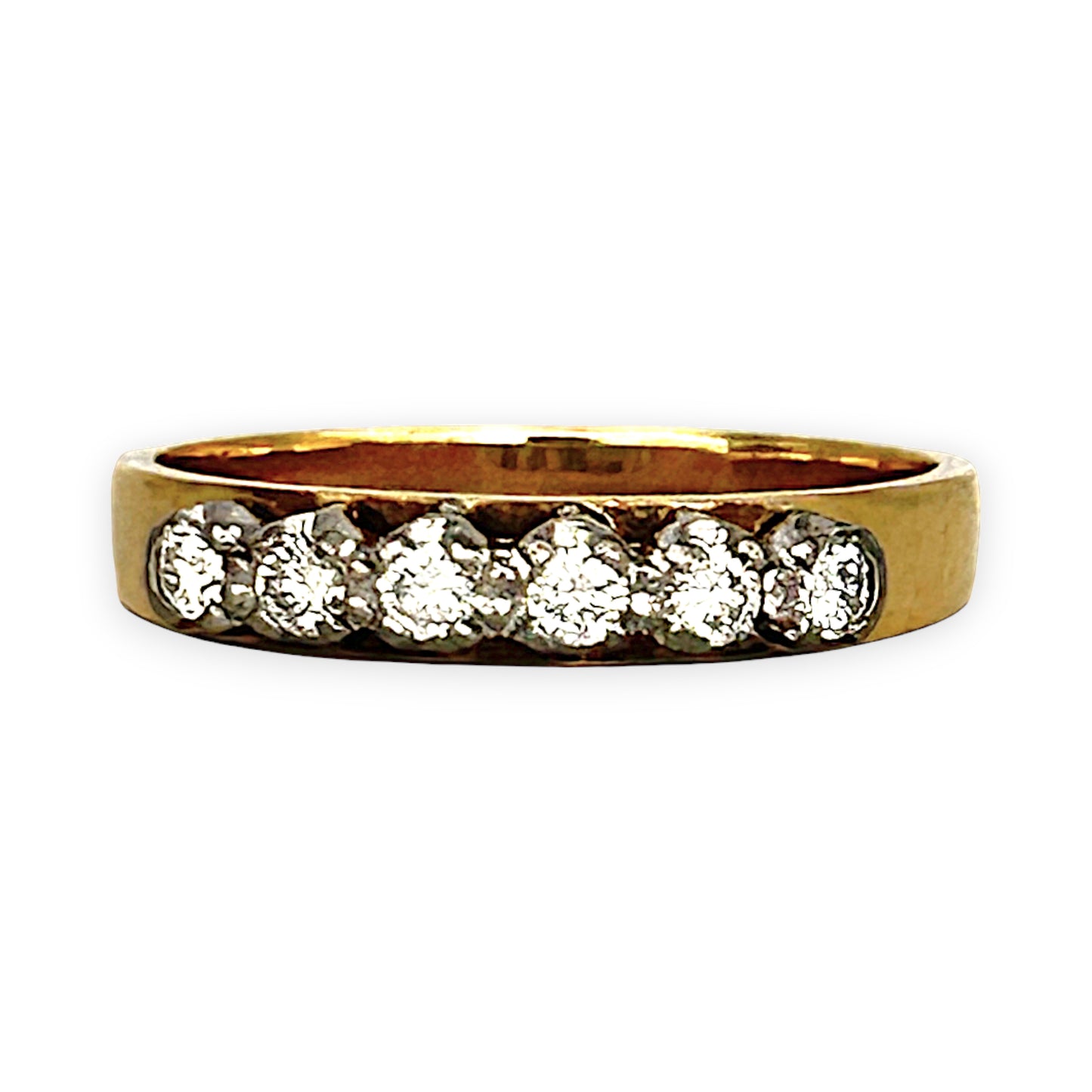 GOLD DEAL | 18ct (18K) Gold Diamond Eternity Band TDW 0.25ct Valuation $3,575