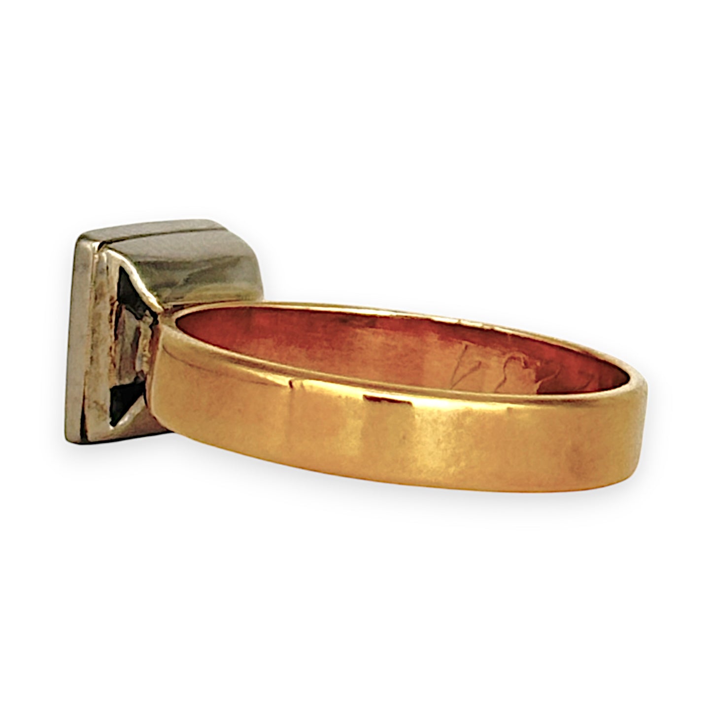 GOLD DEAL | FLASH SALE 18ct (18K) Y/W Gold Diamond 0.72ct Vintage 1997 Dress Ring Size Q