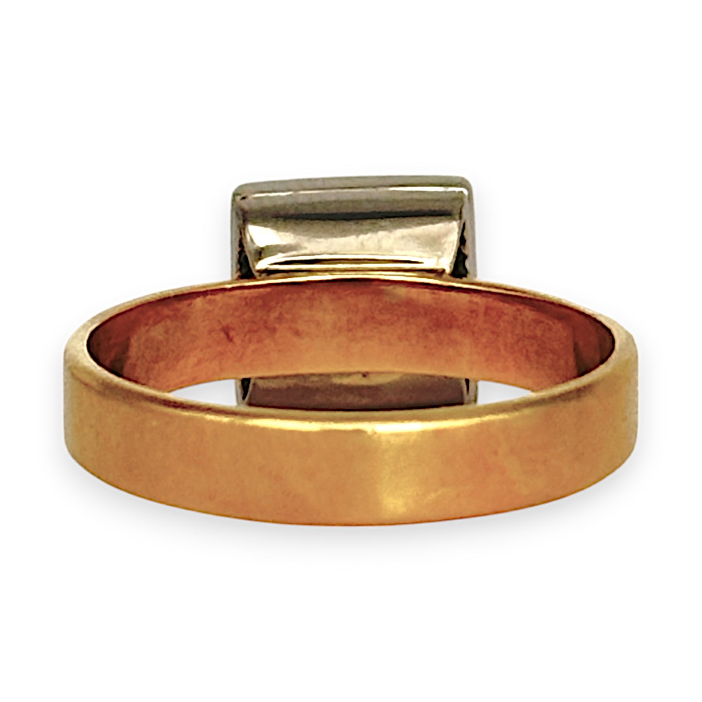 GOLD DEAL | FLASH SALE 18ct (18K) Y/W Gold Diamond 0.72ct Vintage 1997 Dress Ring Size Q