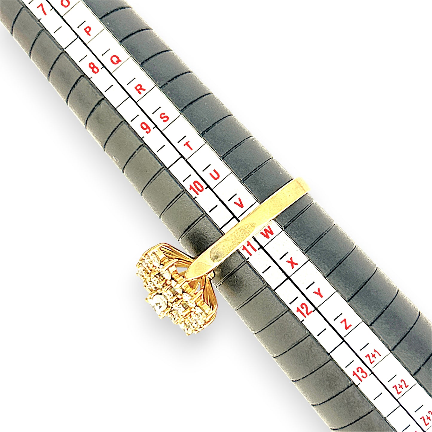 XMAS DEAL | 18kt Gold Lumière Cluster Ring Valuation $10,850