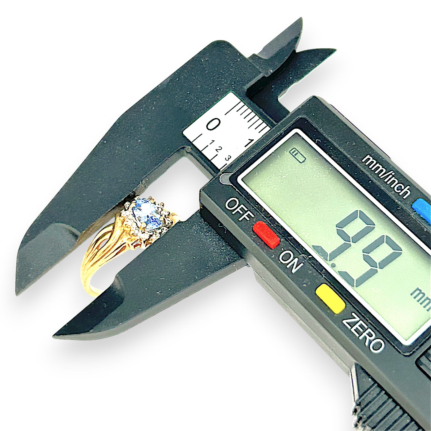 GOLD DEAL | 9ct Gold Azure Whispers Sapphire & Diamond Ring Valuation $2,250