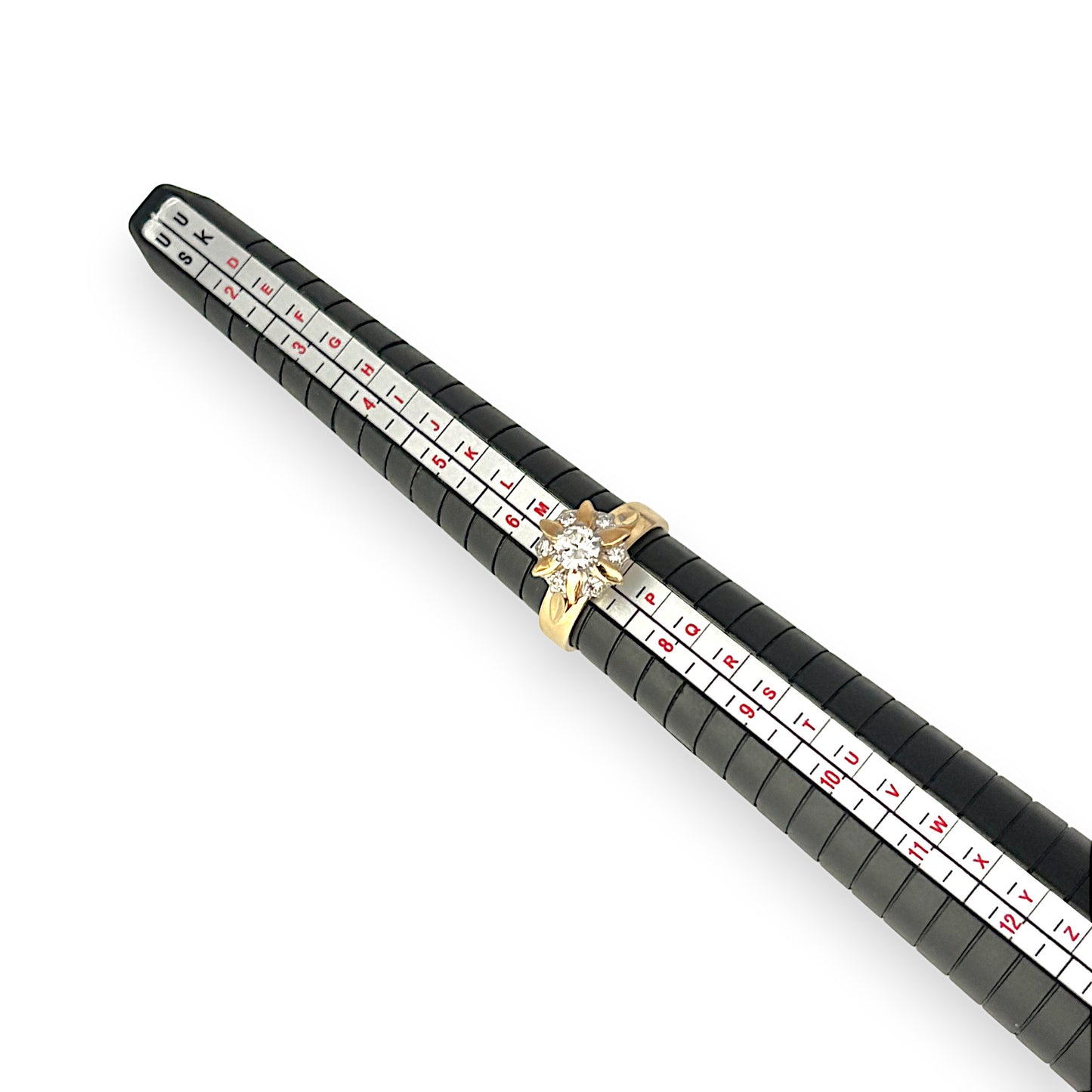 GOLD DEAL | FLASH SALE 18ct (18K) Y/W Gold Diamond 0.63ct Vintage Cluster Dress 1997 Ring
