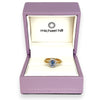 XMAS DEAL | 10kt Gold Michael Hill Blue Radiance Halo Ring Valuation $2,990