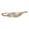 XMAS DEAL | 18kt Gold Diamond Infinity Bangle Valuation $9,500 TDW1.27ct.