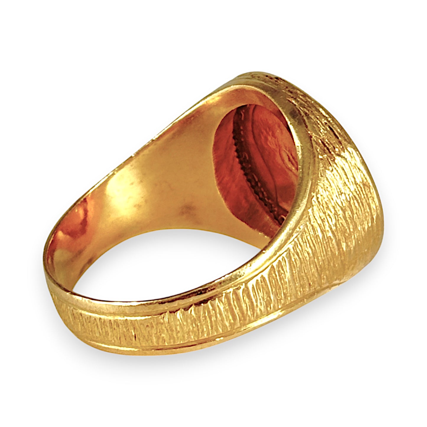 GOLD DEAL | FLASH SALE 22ct (22K) Half Soveriegn 18ct (18K) Gold Ring Valuation $7,300